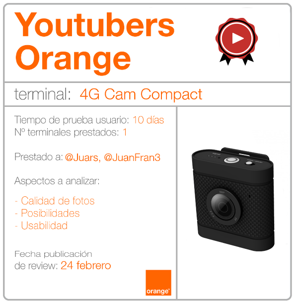 caballo de Troya asesinato Catastrófico Youtubers Orange - 4G Cam Compact - Comunidad Orange