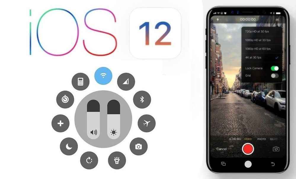 La nueva versión de iOS 12. Fuente: Techypeach (http://techypeach.com/wp-content/uploads/2018/09/apple-iso-12-1181x715.jpg)