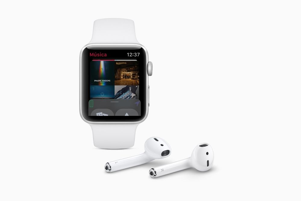 Podrás controlar la app para escuchar música. Fuente: Applesfera. (https://www.applesfera.com/apple-watch/asi-puedes-acceder-al-centro-control-al-centro-notificaciones-cualquier-app-apple-watch)