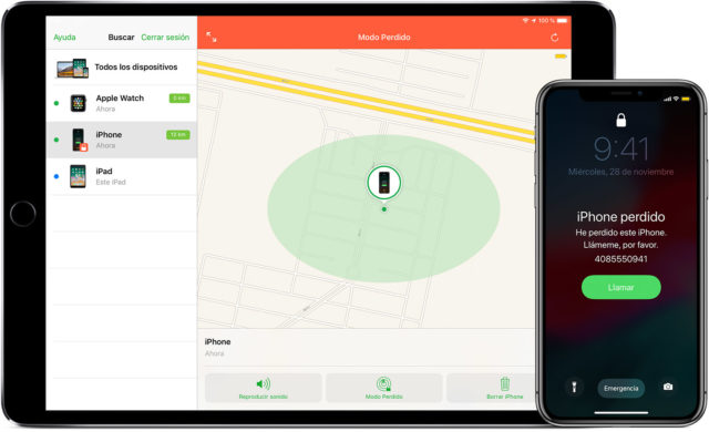 Así se vería Find My. Fuente: iPadizate (https://www.ipadizate.es/2019/06/05/ios-13-find-my-localizar-iphone-sin-internet/?utm_source=feedly&utm_medium=webfeeds)