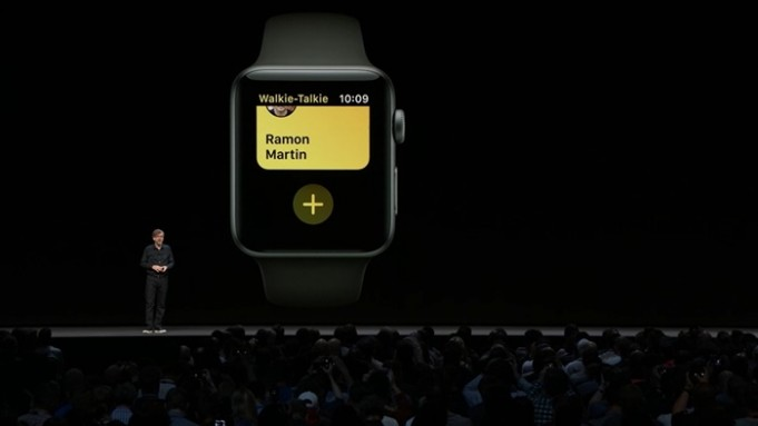 Así aparece Walkie Talkie en tu Apple Watch. Fuente: iOSMac (https://iosmac.es/apple-desactiva-la-app-walkie-talkie-por-falla-de-seguridad.html)