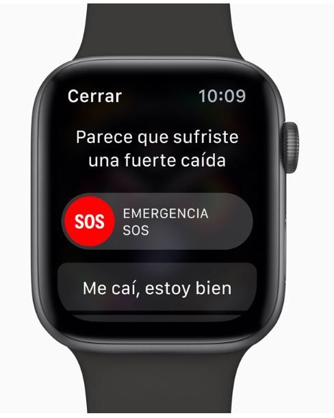 Este servicio se activa automáticamente para usuarios mayores de 65 años. Fuente: iOSMac (https://iosmac.es/apple-watch-series-4-salva-hombre-deteccion-caidas.html)