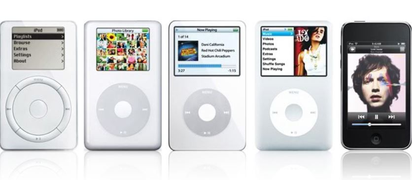 ¿Qué es un iPod sin su click wheel? Fuente: Actualidad iPhone (https://www.actualidadiphone.com/el-ipod-classic-sobrevive-pero-%C2%BFpor-cuanto-tiempo/)