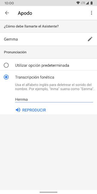 Riza el rizo activando la transcripción fonética. Fuente: Xataka Android (https://www.xatakandroid.com/tutoriales/como-cambiar-nombre-que-asistente-google-se-dirige-a-ti)