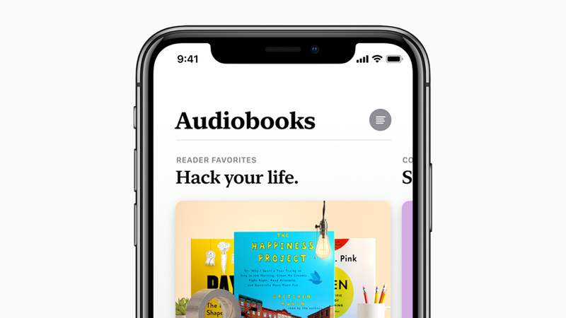 En tu iPhone o en tu Apple Watch, tú decides dónde almacenarlos. Fuente: MacWorld (https://www.macworld.es/articulos/apple/mejores-audiolibros-apple-books-3780541/)