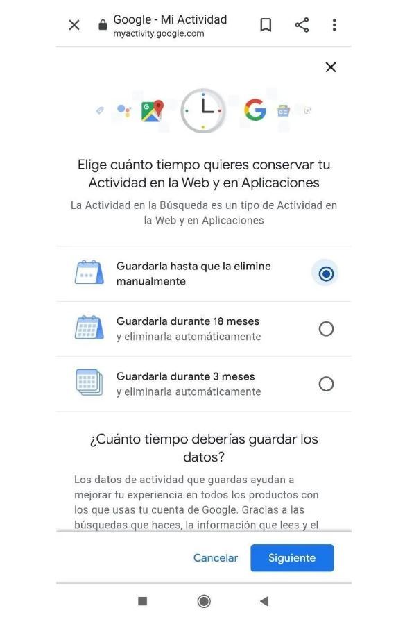 ¿Qué te parece esta posibilidad? Fuente: Domótica en casa (https://domoticaencasa.es/como-borrar-lo-que-google-assistant-ha-escuchado/)