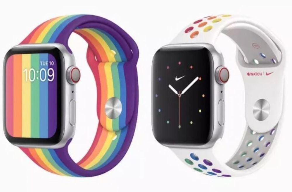 La iniciativa este año va un paso más allá. Fuente. Apperlas (https://apperlas.com/esferas-del-orgullo-apple-watch/)