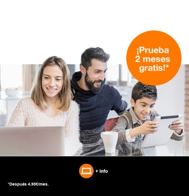 Recuerda los 2 meses gratis y sin compromiso. ¿Vas a desperdiciar la oportunidad? Fuente: Orange (http://x.emails.orange.es/ats/msg.aspx?sg1=a19049b7cfb5797e1c1017c9c89b58d6)