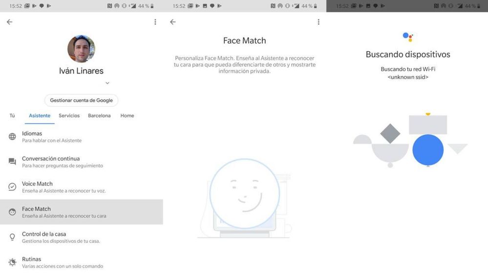 Face Match, la personalización del servicio en su más pura esencia. Fuebte: El Androide Libre. (https://elandroidelibre.elespanol.com/2019/09/google-assistant-reconocimiento-facial-face-match.html)