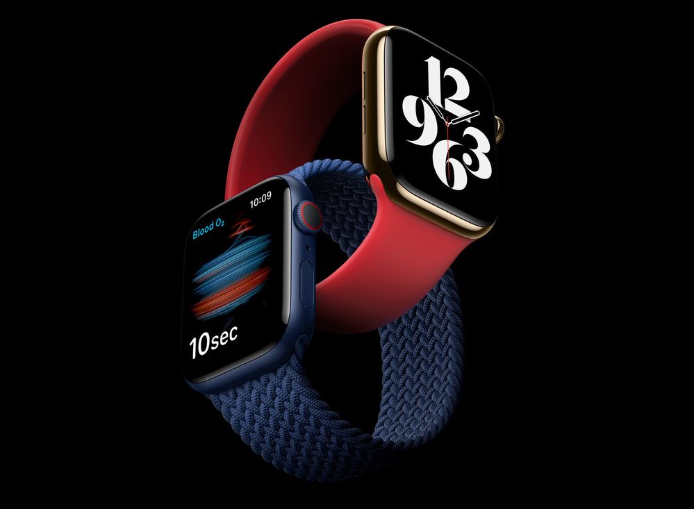 Los nuevos Apple Watch, ideales para ser fitness y cuidar de tu salud. Fuente: AppleSfera (https://www.applesfera.com/apple-watch/nuevo-apple-watch-series-6-trae-sensor-oxigeno-termometro-corporal-nuevo-procesador)