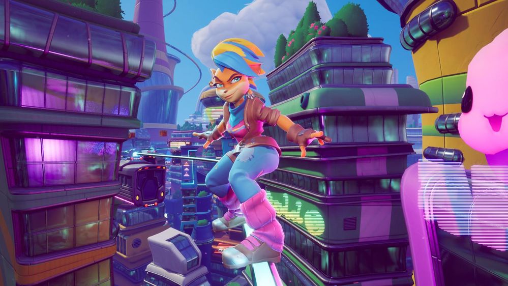 Tawna abandona el rol de dama en apuros para convertirse en una loba solitaria. Fuente: Hobbyconsolas (https://www.hobbyconsolas.com/noticias/crash-bandicoot-4-its-about-time-presenta-tawna-nuevo-personaje-jugable-713223)