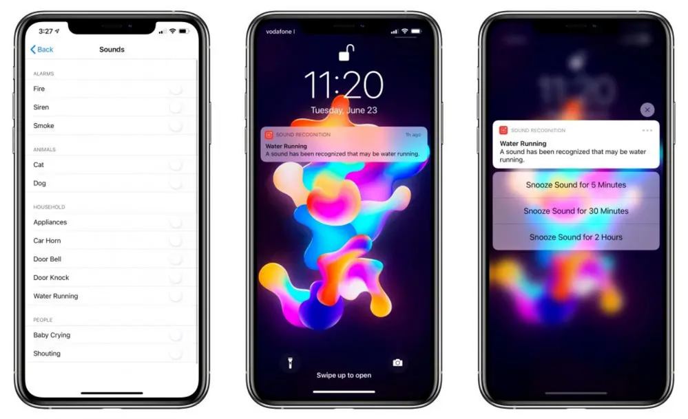 Llega el “Reconocimiento de sonidos” a tu iPhone, ¿lo has actualizado ya? Fuente: Hipertextual (https://hipertextual.com/2020/06/ios-14-reconocimiento-sonidos-alarmas-iphone)