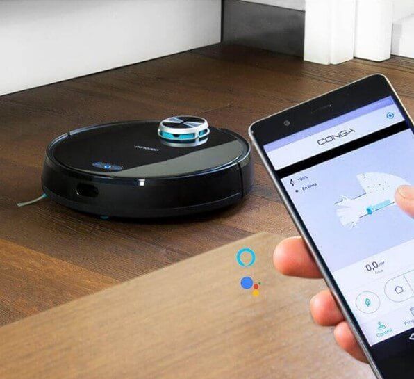 ¿Y qué sería de una Smart Home sin los robots aspiradores? Fuente: One robot aspirador (https://onerobotaspirador.com/que-conga-comprar/)