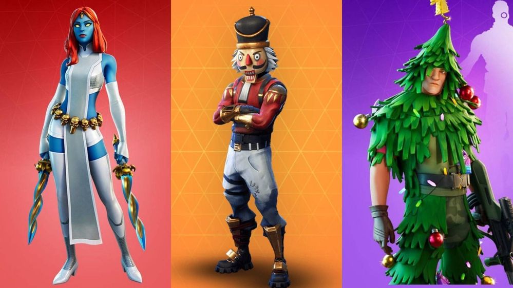 Creéis que estas skins nos dan ventajas adicionales?? Fuente: Vandal (https://vandal.elespanol.com/noticia/1350740543/denuncian-que-fortnite-tiene-tres-skins-de-pago-que-dan-ventajas-a-quienes-las-compren/)