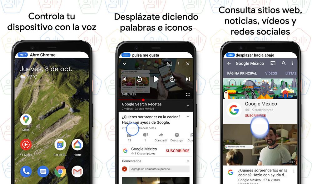 Mayor alcance, mayor inteligencia y ayuda. Fuente: Xataka Android(https://www.xatakandroid.com/aplicaciones-android/google-voice-access-asi-puedes-tener-oficialmente-control-voz-mejorado-android-11-tu-movil)