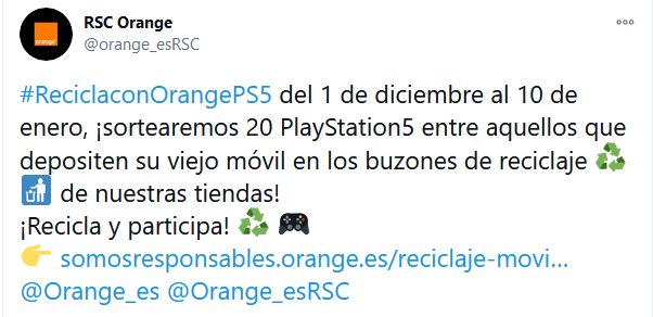 A qué estáis esperando??? Fuente: Twitter (https://twitter.com/orange_esRSC/status/1338839660060143617)