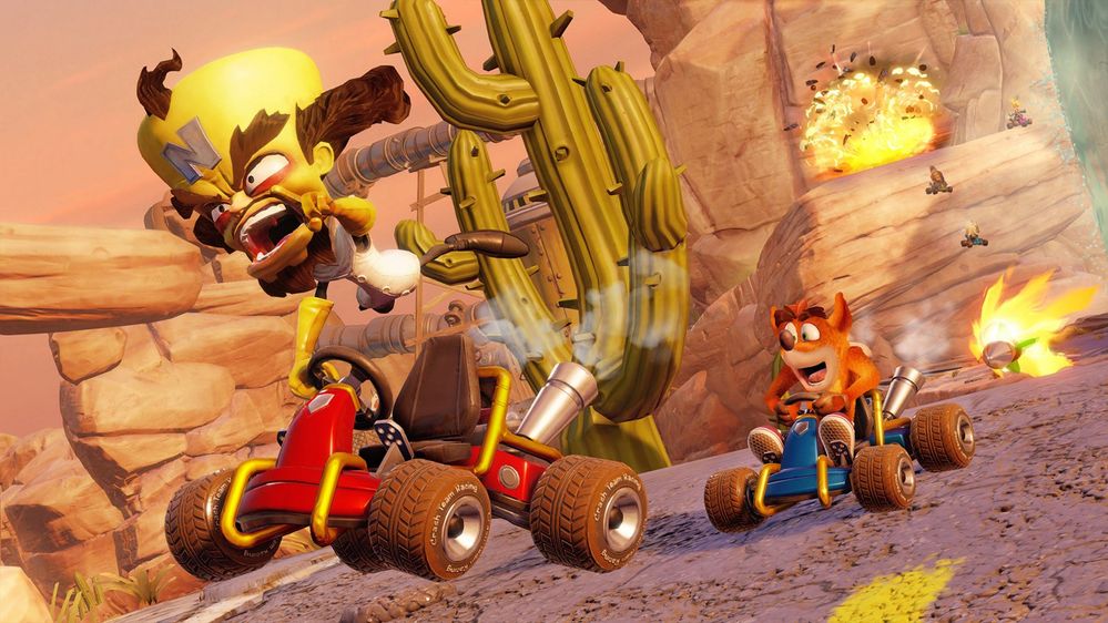 El famoso marsupial llega a toda velocidad!! Fuente: Playstation (https://www.playstation.com/es-es/editorial/this-month-on-playstation/everything-you-need-to-know-about-crash-team-racing-nitro-fueled/)