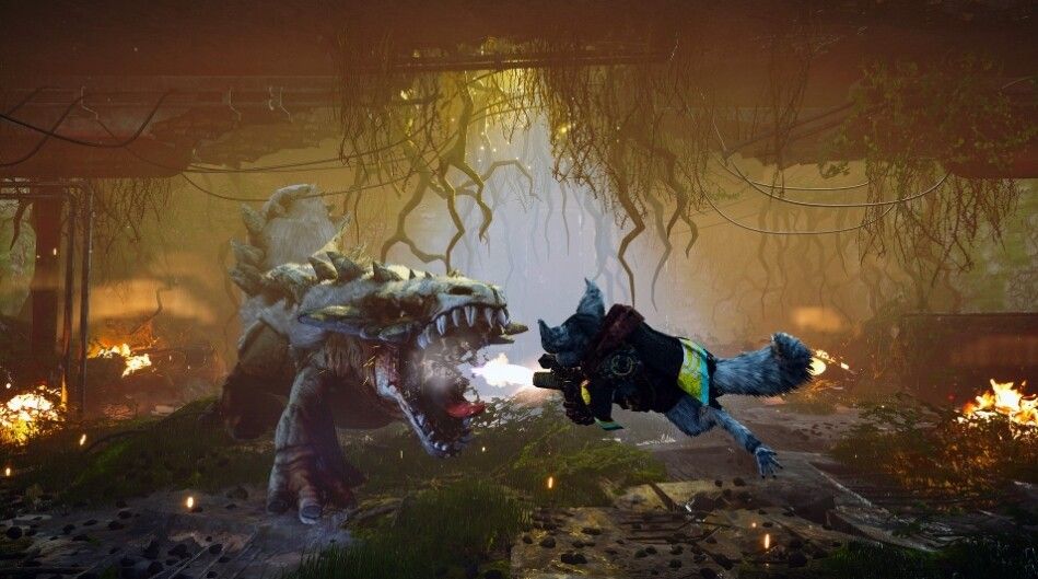 No serán pocos los peligros a los que tendremos que enfrentarnos. Fuente: Vidaextra (https://www.vidaextra.com/rpg/biomutant-nos-deja-adelanto-como-sera-su-sistema-combate-su-nuevo-trailer-hace-casi-ano)