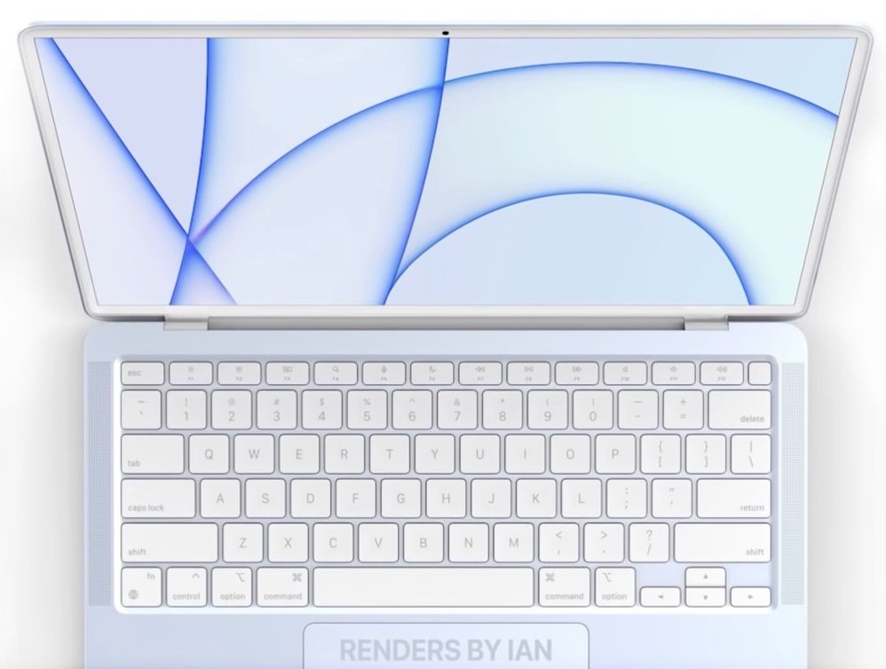 Apple quiere darle color a su catálogo. Fuente: Applesfera (https://www.applesfera.com/portatil/proximo-macbook-air-m2-traera-diseno-plano-marcos-blancos-siete-colores-prosser)