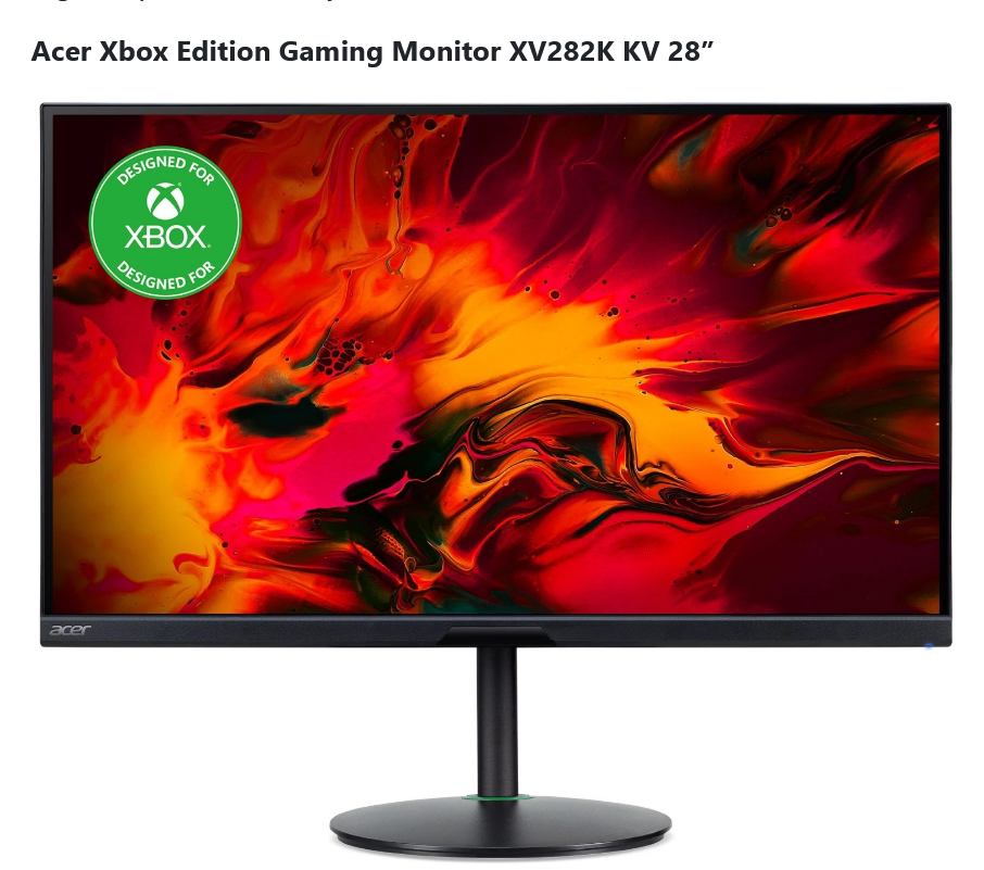 Qué pintaza!! Fuente: Xbox Wire (https://news.xbox.com/en-us/2021/06/22/introducing-new-designed-for-xbox-monitors/)
