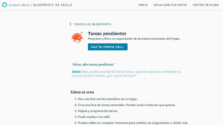 Aquí podrás crear todas las Skills que necesites. Fuente: Disashop (http://www.disashop.com/es/como-crear-tu-propia-skill-para-alexa-paso-a-paso/)