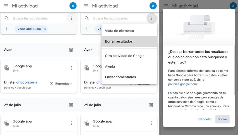 Seguro que creías que iba a ser más complicado. Fuente: Androidphoria (https://androidphoria.com/tutoriales/como-ver-eliminar-historial-conversaciones-asistente-google)
