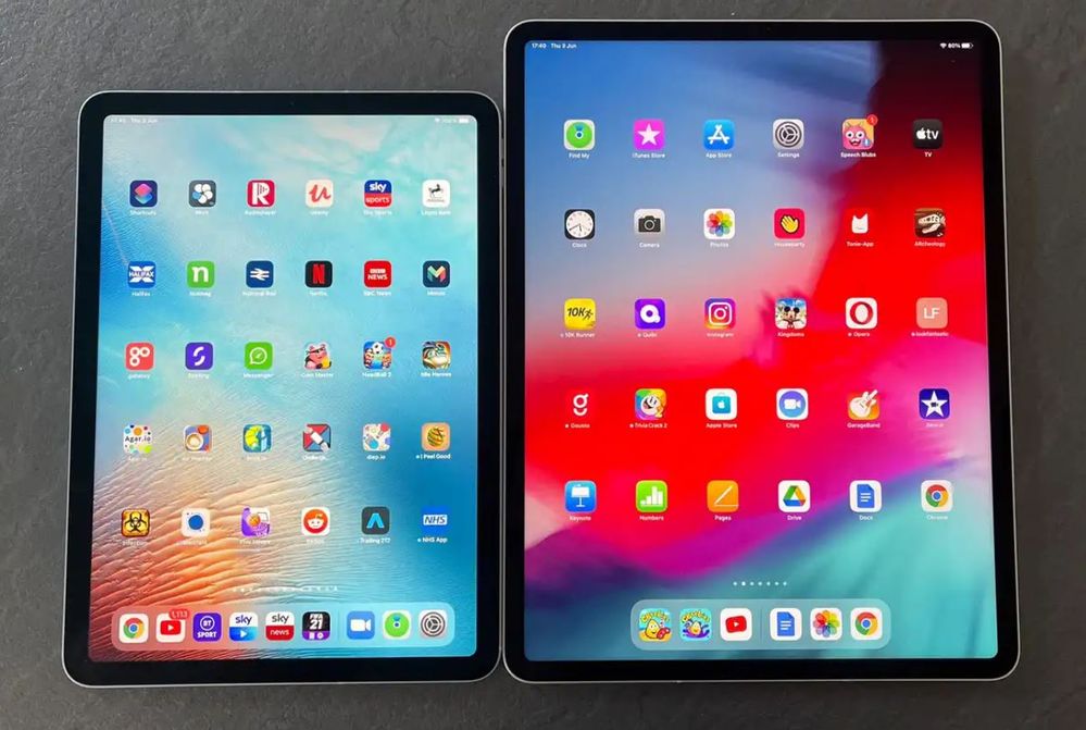 Dejando a un lado su pantalla, el M1 ha sido la gran novedad del iPad. Fuente: Radio Times (https://www.radiotimes.com/technology/technology-guides/apple-ipad-pro-vs-ipad-air/)