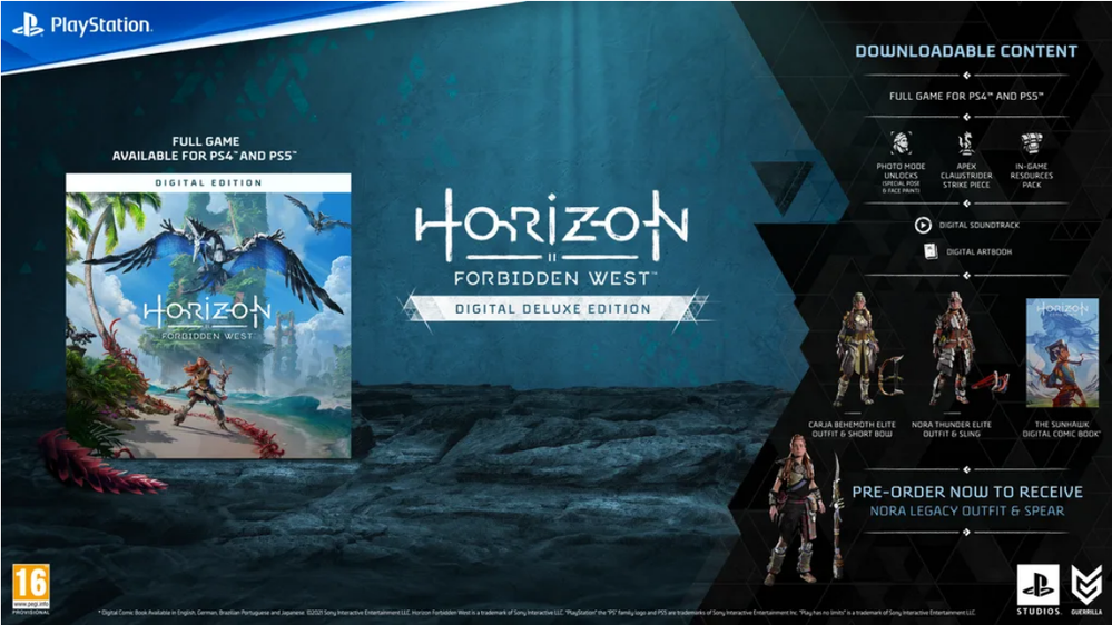 Qué edición escogeréis?? Fuente: Blog PlayStation (https://blog.es.playstation.com/2021/09/02/reserva-ya-horizon-forbidden-west-detalles-de-todas-las-ediciones-disponibles/)