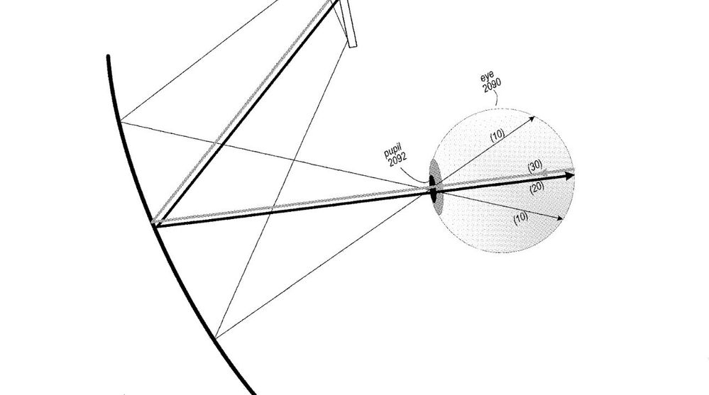 Y aquí, la patente definitiva. Fuente: Applesfera (https://www.applesfera.com/rumores/futuras-apple-glass-proyectaran-realidad-aumentada-nuestra-retina-patente)