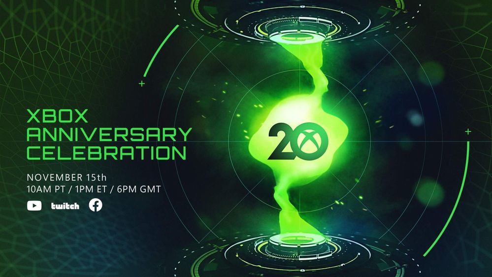 Una celebración por todo lo alto. Fuente: Xbox (https://news.xbox.com/es-latam/2021/11/08/20-anos-de-xbox/)