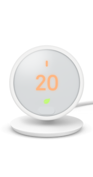¿Qué os parece diseño del Nest Thermostat E? Fuente: Tienda online Orange (https://tiendaonline.orange.es/ver-dispositivo/objetos-conectados/pack-ahorro-de-energia)