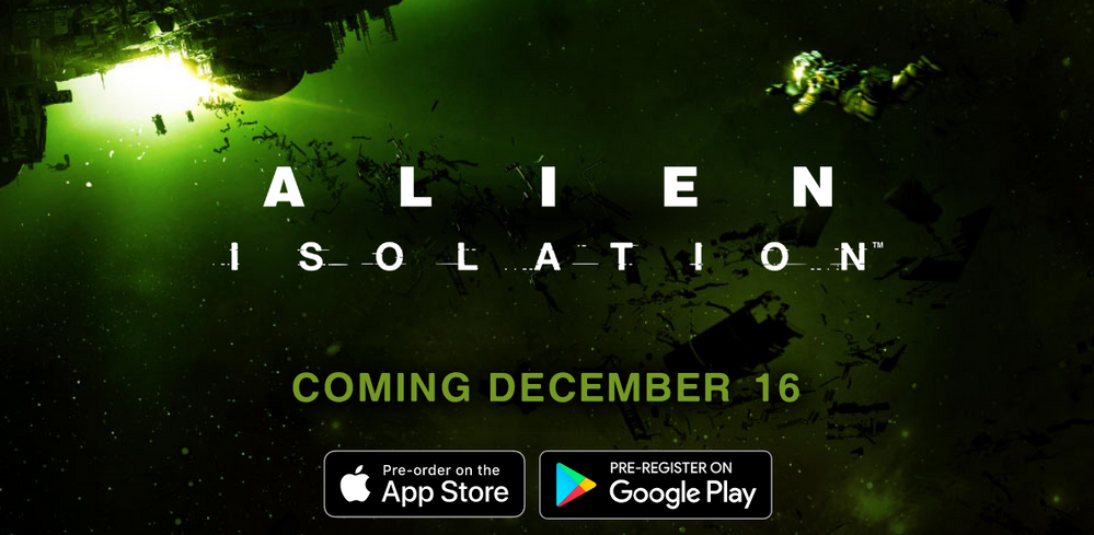 Alien explora nuevos terrenos. Fuente: Feral Interactive (https://www.feralinteractive.com/en/mobile-games/alienisolation/about/)
