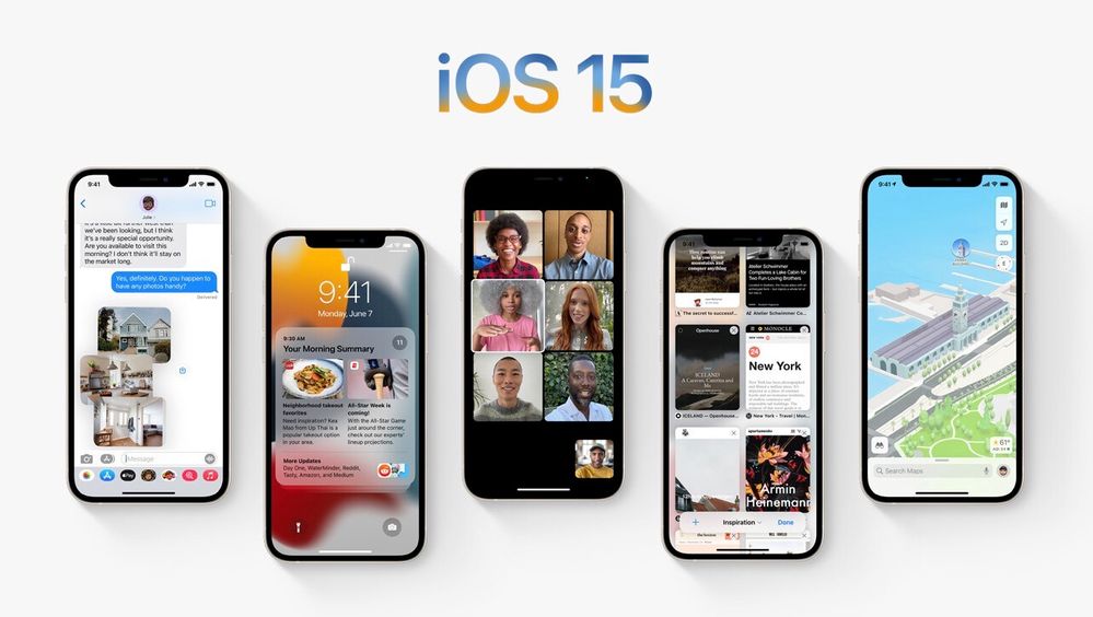 iOS 15 incluye nuevas prestaciones. Fuente: Xataka (https://www.xataka.com/nuevo/nuevo-ios-15-informacion)