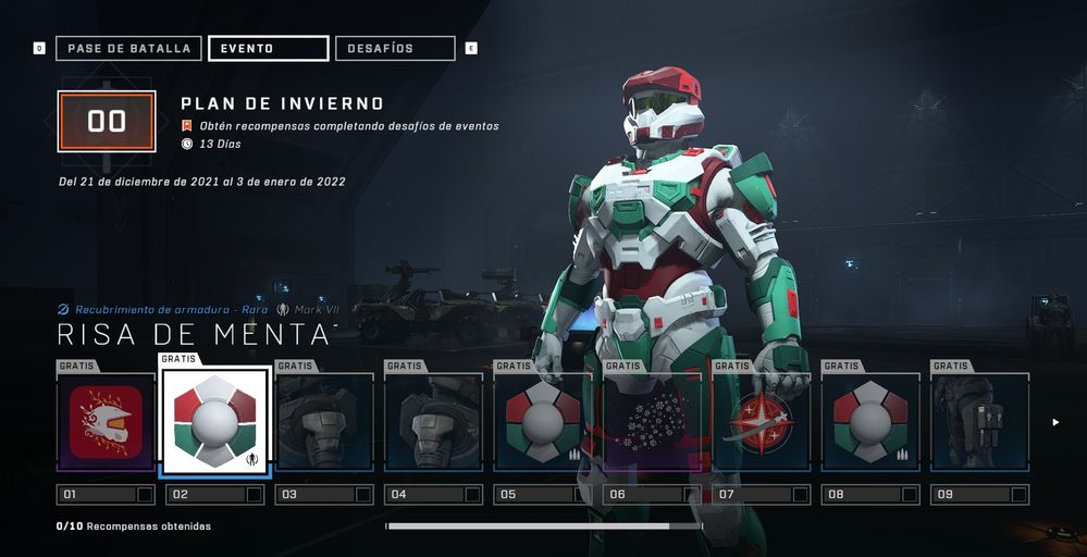 Qué recompensa os mola más?? Fuente: Levelup (https://www.levelup.com/noticias/655152/Halo-Infinite-inicia-el-evento-de-Invierno-como-desbloquear-todas-sus-skins-y-recompensas)