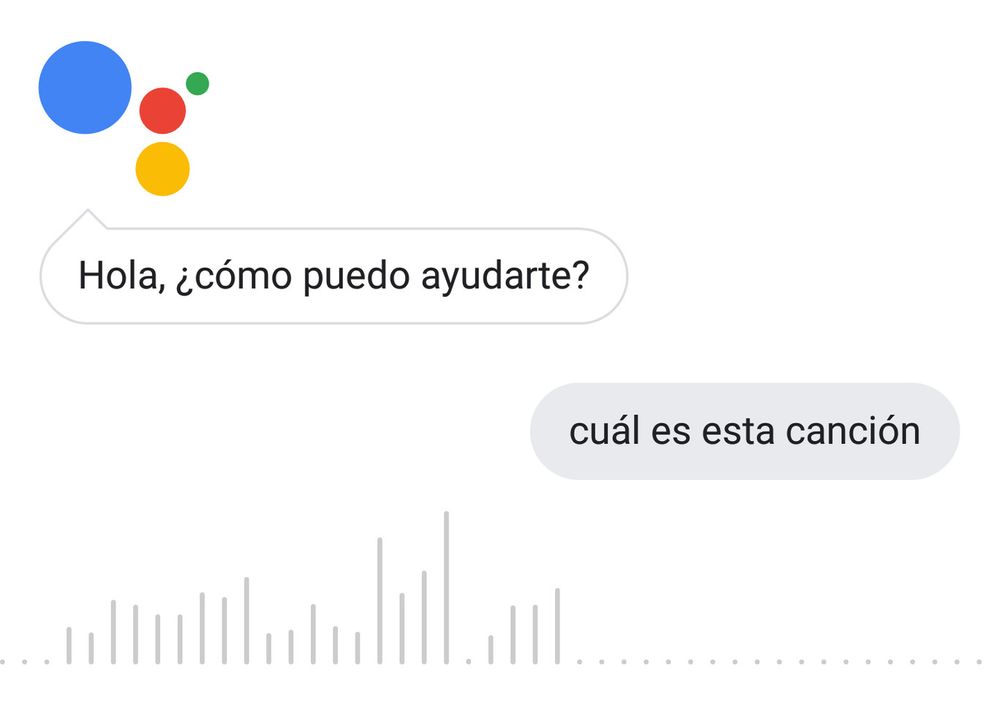 Solo tienes que preguntarle al asistente. Fuente. Xataka Android (https://www.xatakandroid.com/aplicaciones-android/asistente-google-espanol-identifica-canciones-te-contamos-como)