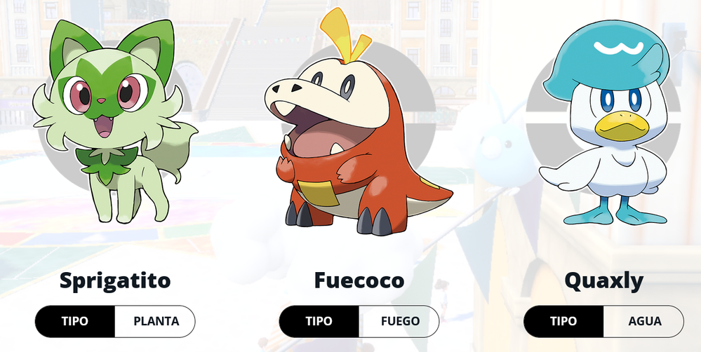 Bienvenidos a la familia. Fuente: Pokémon (https://scarletviolet.pokemon.com/es-es/#nnn)