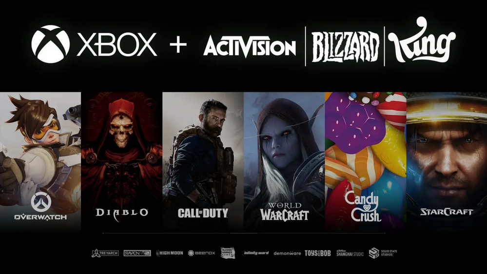 Pedazo de equipo!! Fuente: Xbox (https://news.xbox.com/es-latam/2022/01/18/bienvenida-activision-blizzard-a-microsoft-gaming/)