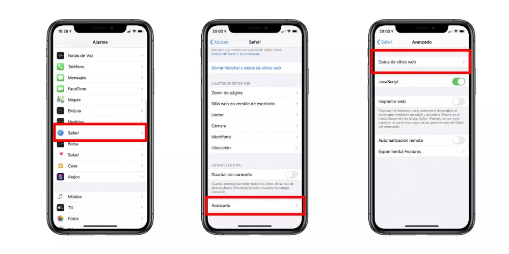 Adíos al caché en Safari. Fuente: La manzana mordida (https://lamanzanamordida.net/tutoriales/ios/eliminar-cache-ios/)