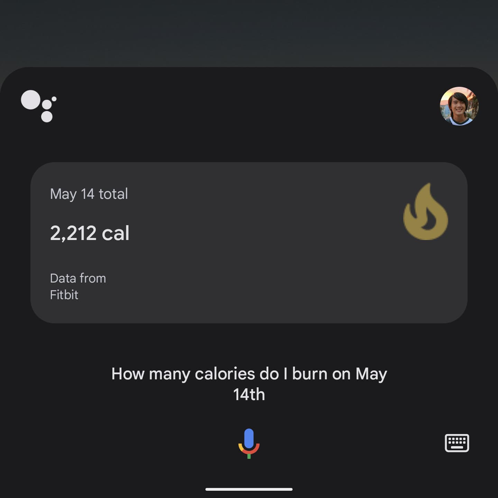 ¡Me salgo del pellejo! Fuente: 9to5google (https://9to5google.com/2022/05/22/google-assistant-fitbit-fit/)