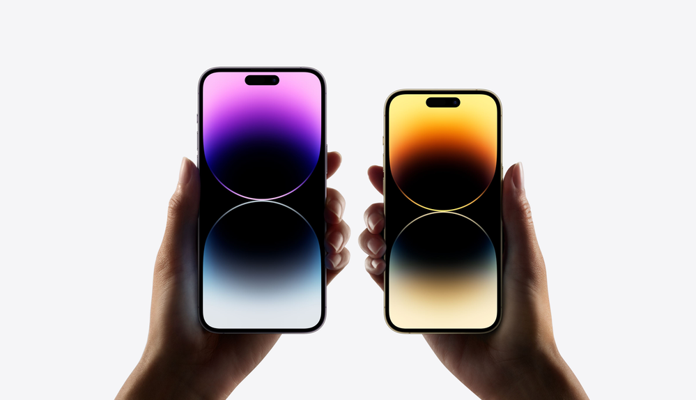 Te vas a enamorar del nuevo iPhone y lo sabes. Fuente: Apple (https://www.apple.com/es/shop/buy-iphone/iphone-14-pro)