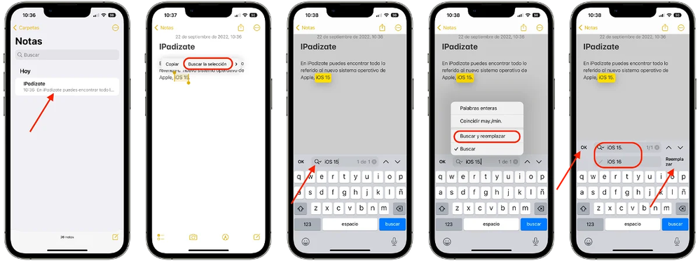 Toma nota, nunca se sabe cuándo te puede hacer falta este consejo. Fuente: iPadizate (https://ipadizate.com/tutoriales/como-buscar-y-reemplazar-texto-en-la-app-notas-del-iphone-y-ipad)