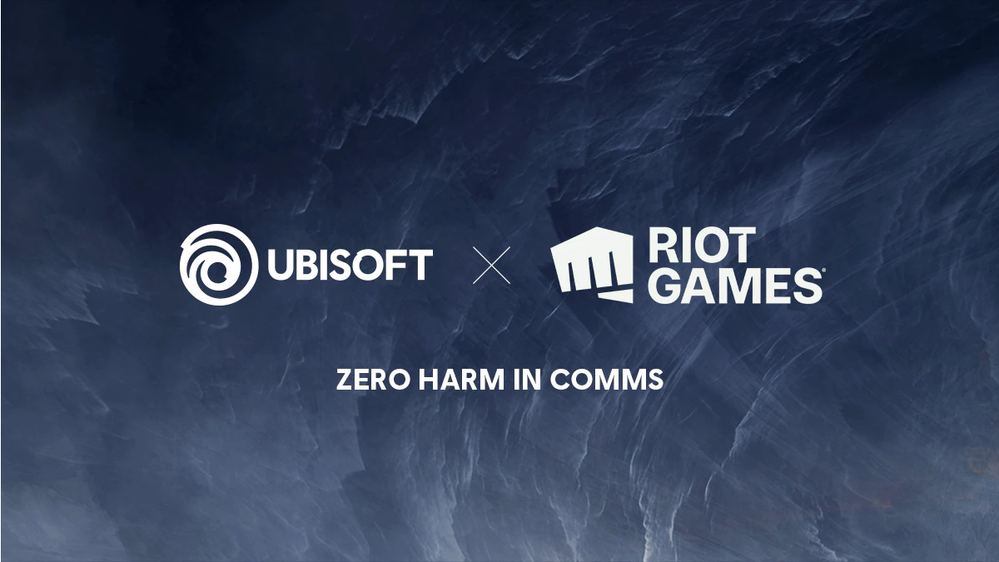 Juntos contra la toxicidad!! Fuente: Ubisoft (https://news.ubisoft.com/en-gb/article/6iCgVJQEZ00S2drMdPpmNB/ubisoft-and-riot-games-join-forces-to-tackle-harmful-content-in-game-chats)