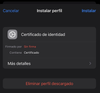 Así te aparecerá. Fuente: Applesfera (https://www.applesfera.com/iphone/como-importar-tu-certificado-digital-al-iphone-para-poder-hacer-tramites-hacienda-donde-quieras)