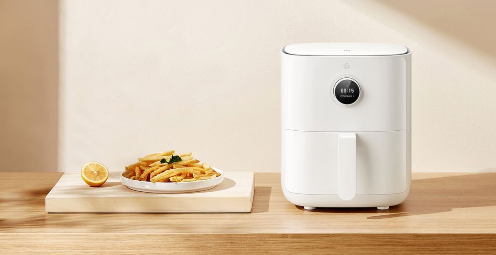 Para chuparse los dedos. Fuente: Xiaomi (https://www.mi.com/es/product/mi-smart-air-fryer-3.5l/specs)