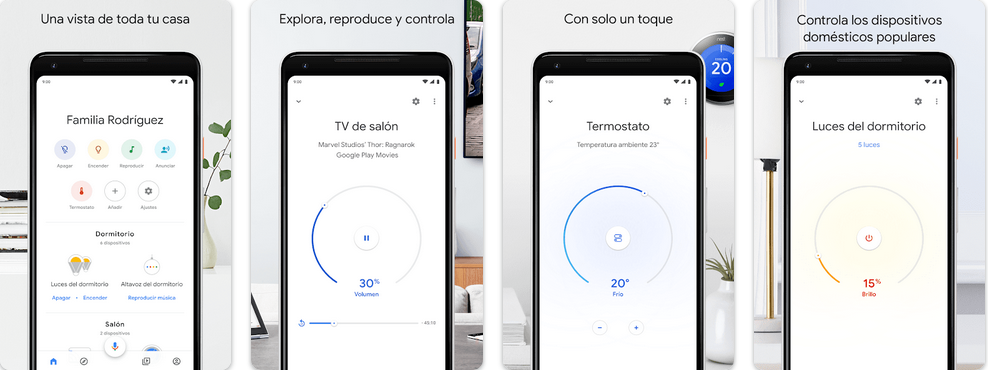 Lo controla TODO. Fuente: Google (https://play.google.com/store/apps/details?id=com.google.android.apps.chromecast.app&hl=es&gl=US&pli=1)