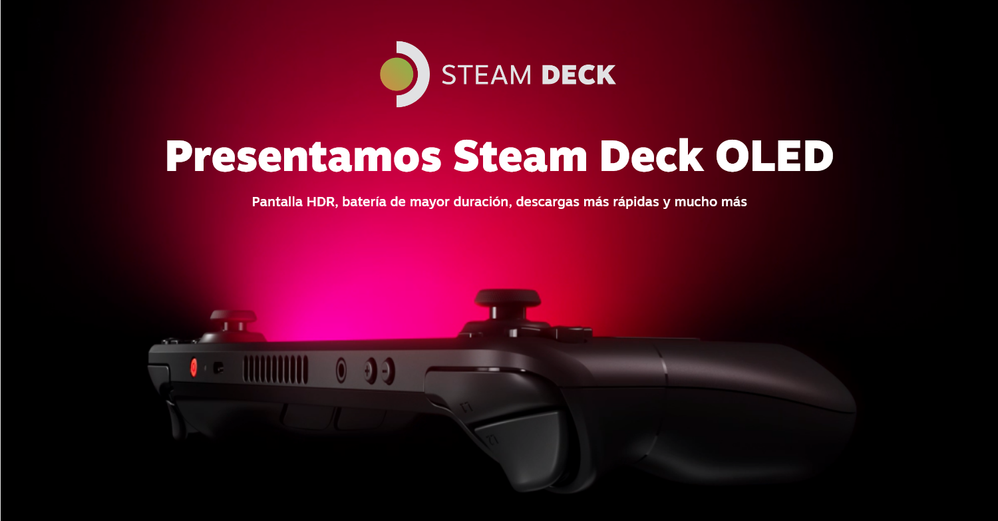Qué chulada!! Fuente: Steam (https://store.steampowered.com/sale/steamdeck_2023)