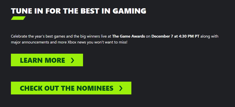 Tienen anuncios potentes entre manos. Fuente: IGN (https://www.ign.com/articles/xbox-confirms-plans-to-appear-at-the-game-awards-after-last-years-no-show)