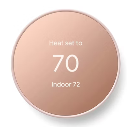 El termostato de Google Nest. Fuente: Android Police (https://www.androidpolice.com/best-smart-thermostats-that-support-google-assistant/)