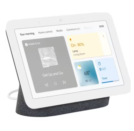 Google Nest Hub 2ª generación. Fuente: Android Police (https://www.androidpolice.com/best-google-assistant-smart-displays/)