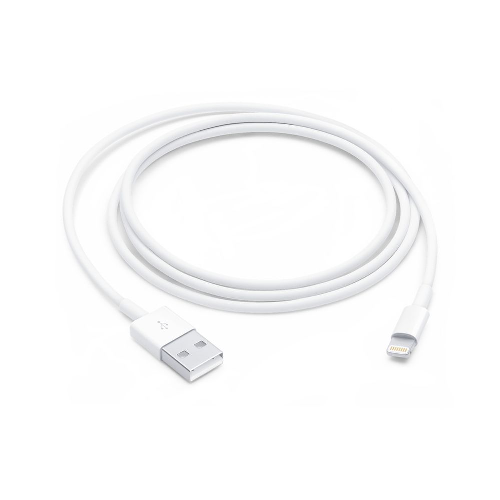 El conector de la discordia. Fuente: Apple (https://www.apple.com/es/shop/product/MUQW3ZM/A/cable-de-conector-lightning-a-usb-1-m)